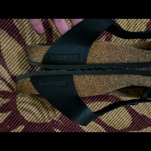 Birkenstock sandals.